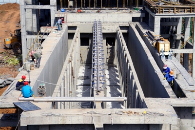 西寧市第六污水處理廠工程進入進水調試階段